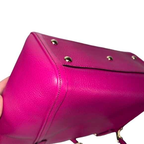 NOT FOR SALE  Soho Patent Leather Pink Satchel - Picture 8 of 12